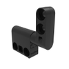 Constant Torque Hinge, Symmetric, Forward Torque 3.04 N-m, Reverse Torque 3.04 N-m, Rivet / Screw , Zinc Alloy, Black - ST-10A2-300ST-53 - Southco