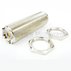 UHF Female (Jack) to UHF Female (Jack) Bulkhead Adapter, Nickel Plated Brass Body -- SM2103 - Image