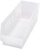 Store-More 6 Shelf Bin, Clear; Bin Colour Quantum Storage - 42AC5850 - Newark, An Avnet Company