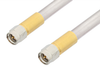 SMA Male to SMA Male Cable 24 Inch Length Using PE-SR401AL Coax , LF Solder - PE34184LF-24 - Pasternack