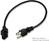 Power Cord Nema5-15P/iec, 1.5Ft, 10A Black; Connector Type A Multicomp - 11J3577 - Newark, An Avnet Company