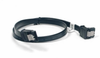 10in Serial ATA III Cable w/ One 90 Degree End - Black - 17945 - Xoxide