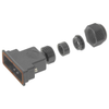 D-Sub, D-Shaped Connector Backshells, Hoods -- 09670500438-ND - Image