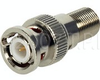 F Female To BNC Male 75 Ohm - B-FJ - Visual Sound, Inc.
