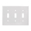3-Gang Toggle Wall Plates, Metal Standard Size Textured Finish - 13SWS - Suzhou Ele Mfg Co., Ltd.