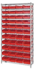 Quantum Small Parts Shelf Bin System - 53381 - U.S. Plastic Corporation