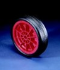 Solid Rubber Tyre Wheel with Plastic Centre - PBW330 19/66 - Plasticwheels Ltd.