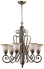 6126-6-58 Mid. Chandeliers-Glass Up - 692433 - Capital Lighting, Inc.