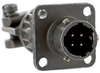 Circular Connector, Receptacle, Size 8, 4 Position, Wall; Product Range Amphenol Industrial - 97J0987 - Newark, An Avnet Company