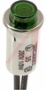 Indicator,Pnl-Mnt;Light;Green;Neon;1/2 in.;250 V;Nickel;1/3 W;Brass;20 AWG - 70214072 - Allied Electronics, Inc.