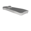 Quarter-Turn Cam Latch Cam, 18mm  Grip, 316 Stainless Steel, Electropolished - E5-9010 - Southco