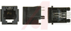 Modular Jack, RJ14, 6 Position (4 Loaded), Top Entry, PCB Mount, Black - 70042944 - Allied Electronics, Inc.