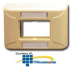 ICC Universal Modular Furniture Faceplate - IC108UFP - TelephoneStuff.com