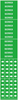 Brady B-946 White on Green Vinyl Self-Adhesive Pipe Marker - 2 1/4 in Height - 1/2 in Character Height - 2 3/4 in Length - Printed Msg = BACKWASH with Right Arrow - 7020-3C - 754476-81475 - R. S. Hughes Company, Inc.