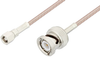 SMC Plug to BNC Male Cable 48 Inch Length Using RG316 Coax, LF Solder, RoHS - PE3C2599LF-48 - Pasternack