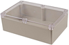 Small Enclosure, Abs/pc, Grey/clear; Enclosure Type Hammond - 02AH0256 - Newark, An Avnet Company