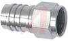Connector; F Male; RG59 cable; Aluminum - 70121118 - Allied Electronics, Inc.