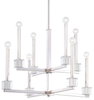 N6871-613 Eight Light, Two Tier Chandelier - N6871-613 - Minka Group