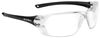 Bolle Safety Prism 253-PR-400 Universal Polycarbonate Standard Safety Glasses Clear Lens - Shiny Black Frame - Wrap Around Frame - 549172-77499 - 549172-77499 - R. S. Hughes Company, Inc.