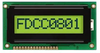 Lcd Display, 8X1, Cyrl Font, Y/g; Character Count X Line Fordata -- 14T3183