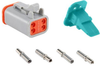 Automotive Connector, Plug, 4Pos, 13A; Product Range Amphenol Sine/tuchel - 93X6124 - Newark, An Avnet Company