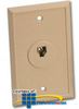 Suttle Flush 8 Conductor Simplex Wall Jack - 625B8NK-50 - TelephoneStuff.com