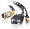 1.5ft RapidRun&reg; HD15 Male + Composite Video Flying Lead -- 2212-40875-002 - Image