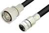 N Male to 7/16 DIN Male Cable 72 Inch Length Using PE-C600 Coax - PE38436-72 - Pasternack