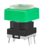 Illuminated Low Profile Process Sealed Tactiles - JB15HBPF-BF - NKK Switches