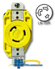 Leviton 30 Amp 250V Single Locking Flush Receptacle - 26CM-20 - TelephoneStuff.com