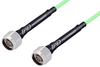 N Male to N Male Low Loss Test Cable 150 CM Length Using PE-P142LL Coax, RoHS - PE343-150CM - Pasternack