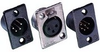 XLR 3 Pin Panel Mt(m) Neutrik Connector - CA-NC3MP - Visual Sound, Inc.