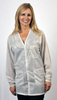 Tech Wear 5XL V-Neck ESD / Anti-Static Jacket VOJ-13-5X - VOJ-13 5XL - R. S. Hughes Company, Inc.