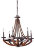 Chandelier - F2749/6RI/BWD - Generation Brands