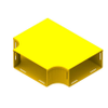 Fiber Raceway Tee, 4x8, Lid - FRCT4YL - Belden Inc.