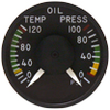 Engine Instruments / Miscellaneous IndicatorsOil Temperature / Oil Pressure - MD162-1 - Mid-Continent Instruments and Avionics