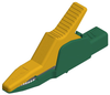 Crocodile Clip, 30Mm, Green/yellow, 32A; Connector Type Hirschmann Test And Measurement - 71AC1071 - Newark, An Avnet Company