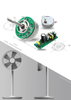 Ultra low noise floor fan motor 24V BLDC motor outer rotor PBL5210 Series -- PBL5210 Series