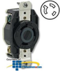Leviton 30 AMP, 277V, Single Flush Receptacle with.. - 2630 - TelephoneStuff.com