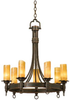 4207AC/CALC Mid. Chandeliers-Pillar Candle - 430875 - Capital Lighting, Inc.