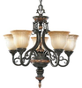P4126-92C Mid. Chandeliers-Glass Up - 762345 - Capital Lighting, Inc.