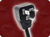 NEMA 5-20P DOWN ANGLE to IEC-60320-C19 HOME // Power Cords // High Voltage Power Cords // Straight Blade Power Cords -- 5052.118S - Image