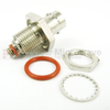 10-32 Female (Jack) to BNC Female (Jack) Bulkhead Adapter, High Temp, 1.2 VSWR -- SM2406 - Image