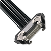 Pre-wired Male Rectangular Receptacles, 16 Pole, Double Latch, 14 awg, 2M - IRCD-16NM-140-020 - Mencom Corporation