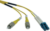 Duplex Singlemode 8.3/125 Fiber Patch Cable (LC/FC), 2M (6-ft.) -- N378-02M - Image