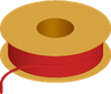 Flexible Tubing, 90 Shore A, Red Opaque - AP02PV121VRD - ARKPLAS