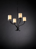 CNDL-8780-10-CREM-MBLK Mid. Chandeliers-Pillar Candle - 497896 - Capital Lighting, Inc.