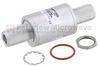 Type N F/F In/Out Bulkhead Coaxial RF Surge Protector, 698MHz - 2.7GHz, DC Block, 500W, IP67, 40kA, Filter -- FMSP1000 - Image