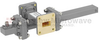 20 dB WR-62 Waveguide Crossguide Coupler with UG-419/U Square Cover Flange and SMA Female Coupled Port from 12.4 GHz to 18 GHz in Bronze - FMWCT1056 - Fairview Microwave Inc.