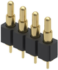 Connector, Header, 4Pos, 1Row, 2.54Mm; Spring Loaded Connector Type Mill Max - 65AC5407 - Newark, An Avnet Company